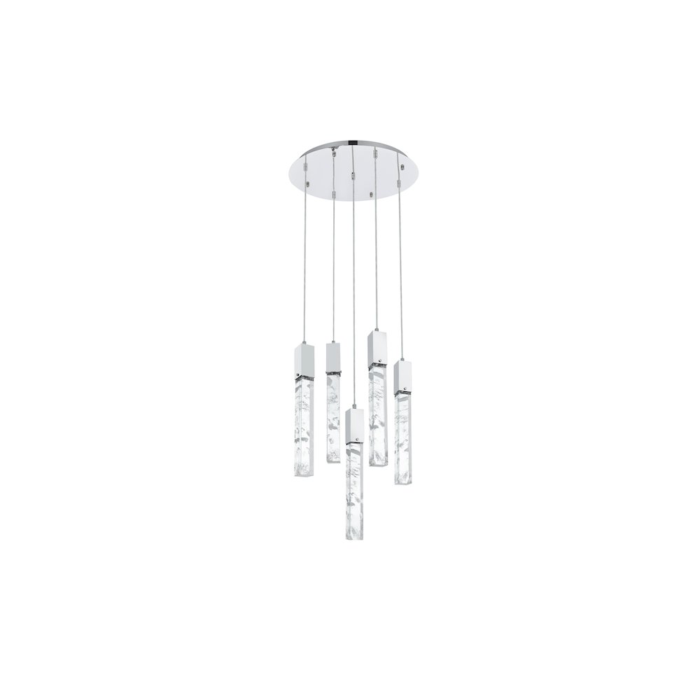 Aurora 20 inch Chandelier in Black