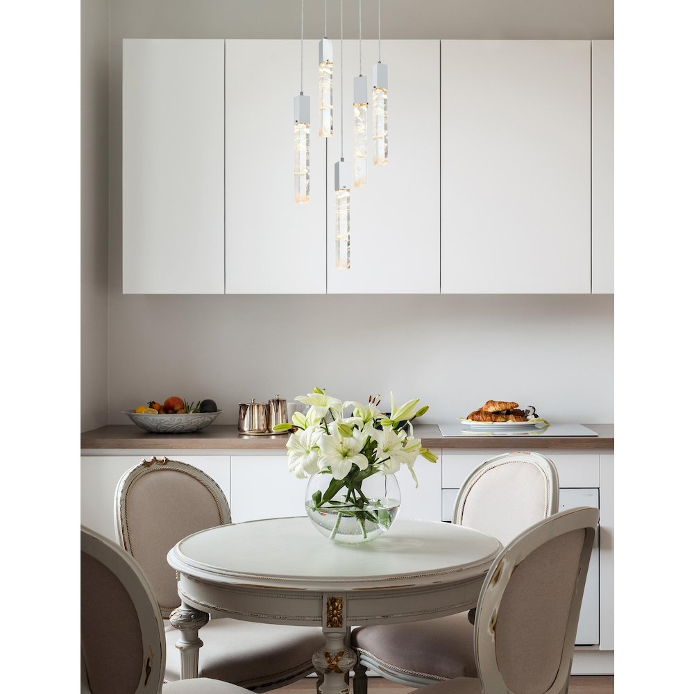 Aurora 20 inch Chandelier in Black
