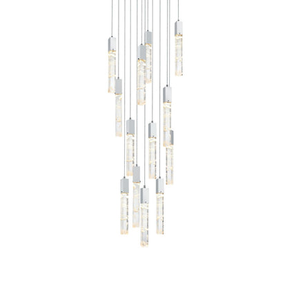 Aurora 30 inch Chandelier in Chrome