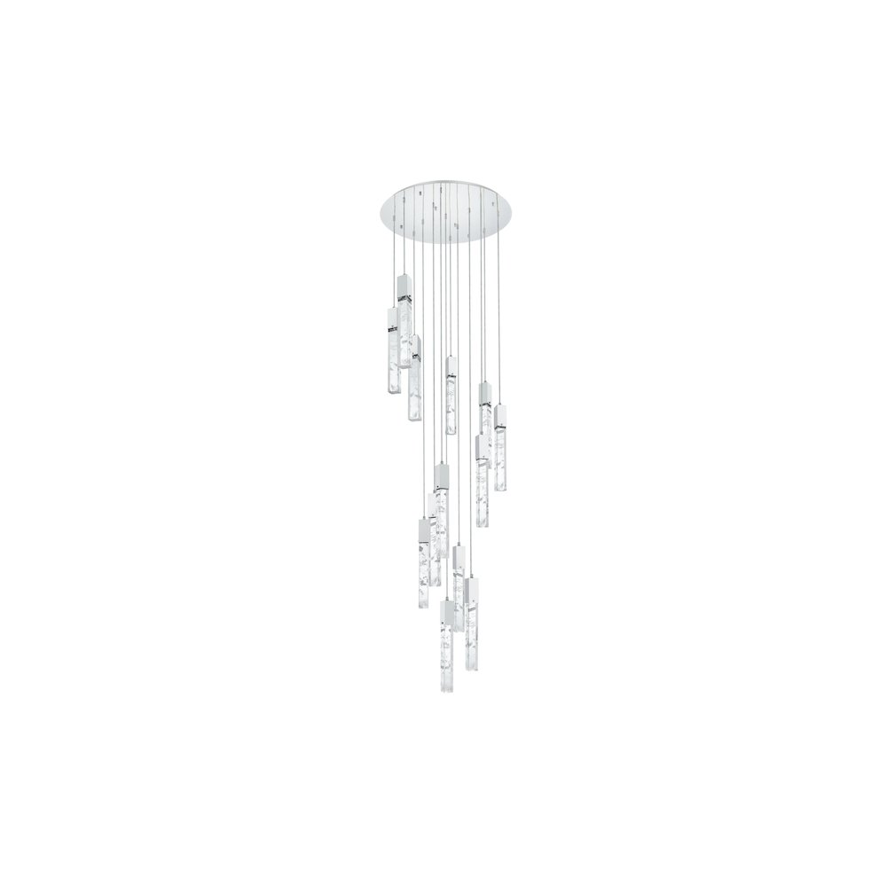 Aurora 30 inch Chandelier in Chrome