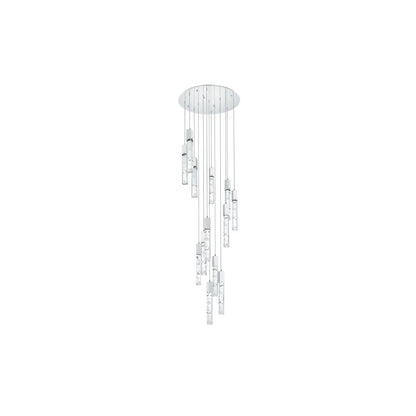 Aurora 30 inch Chandelier in Chrome