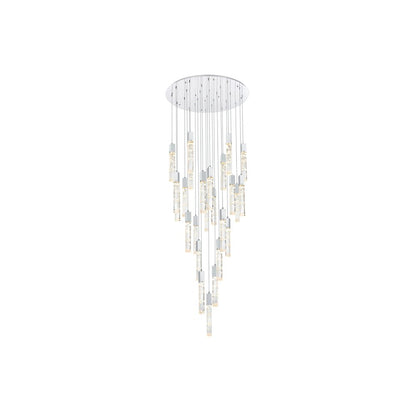 Aurora 42 inch Chandelier in Chrome