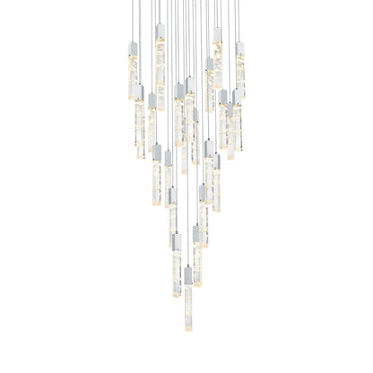 Aurora 42 inch Chandelier in Chrome