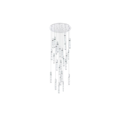 Aurora 42 inch Chandelier in Chrome