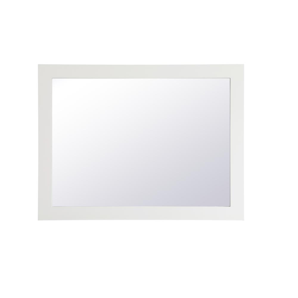 Aqua rectangle vanity mirror 27 inch in White