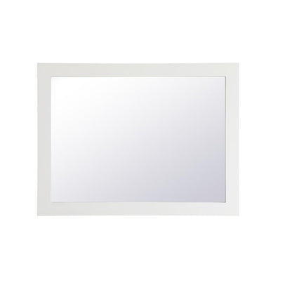 Aqua rectangle vanity mirror 27 inch in White