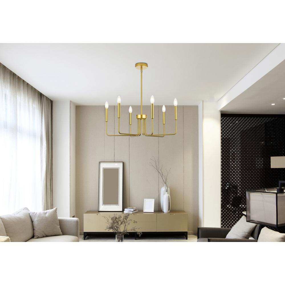 Willa 26 inch Pendant Light in Brass