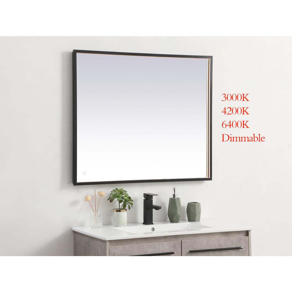 Pier 30x36 inch LED mirror with adjustable color temperature