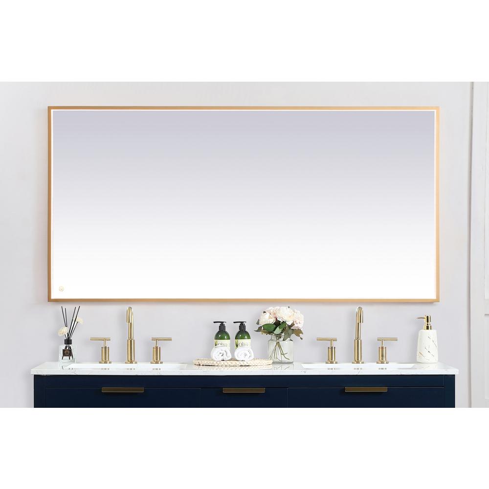 Pier 36x72 inch LED mirror with adjustable color temperature
