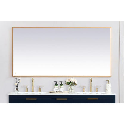 Pier 36x72 inch LED mirror with adjustable color temperature