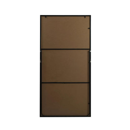 Metal Frame Rectangle Full Length Mirror 36x72 Inch in Black