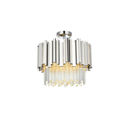 Willow 16 Inch Flush Mount In Chrome