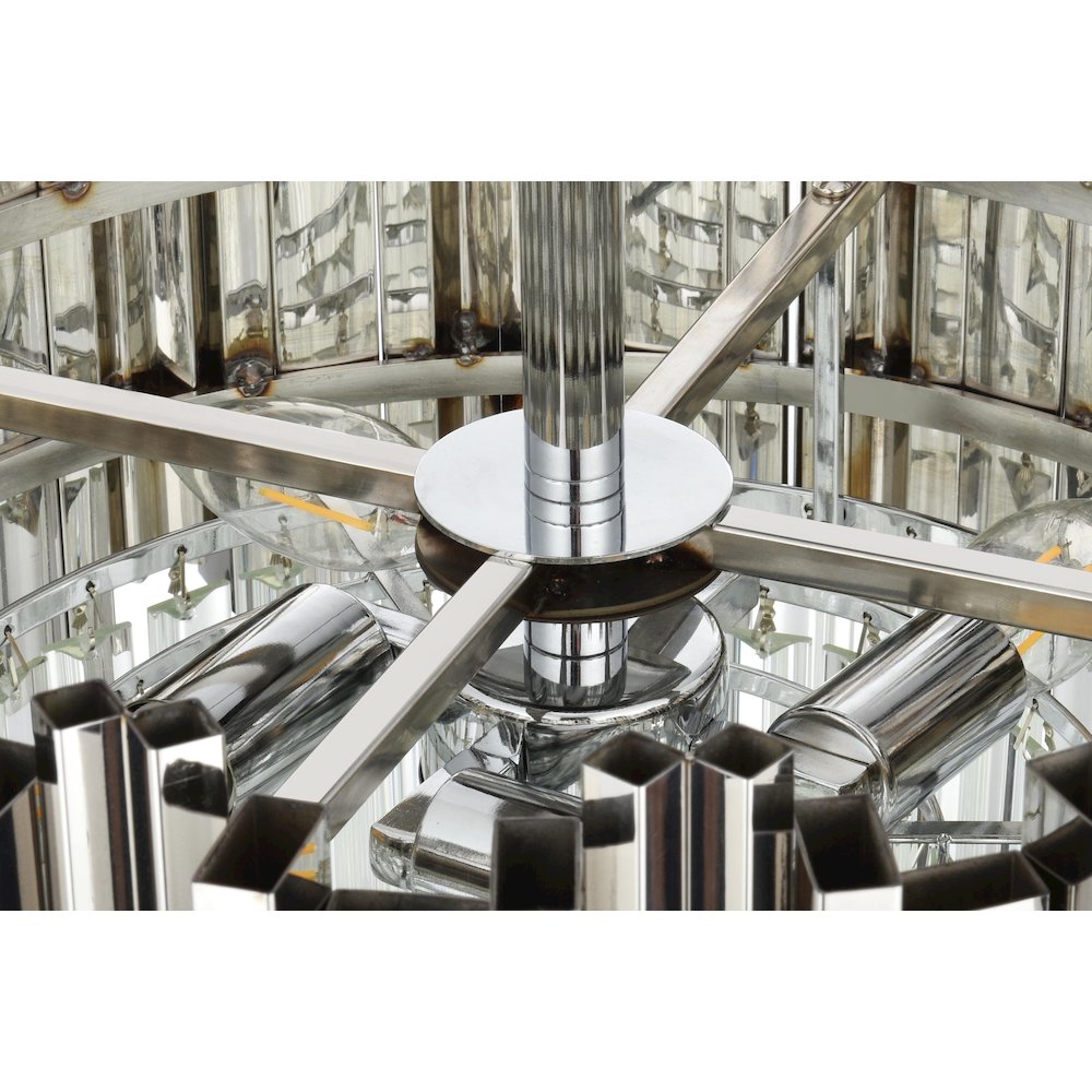 Willow 16 Inch Flush Mount In Chrome