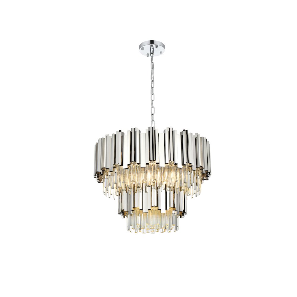 Willow 24 Inch Chandelier In Chrome