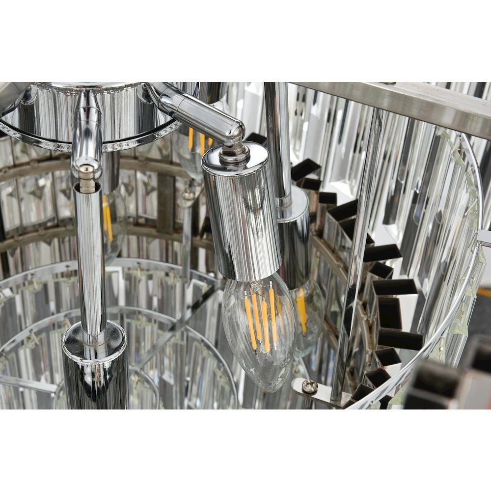 Willow 24 Inch Chandelier In Chrome