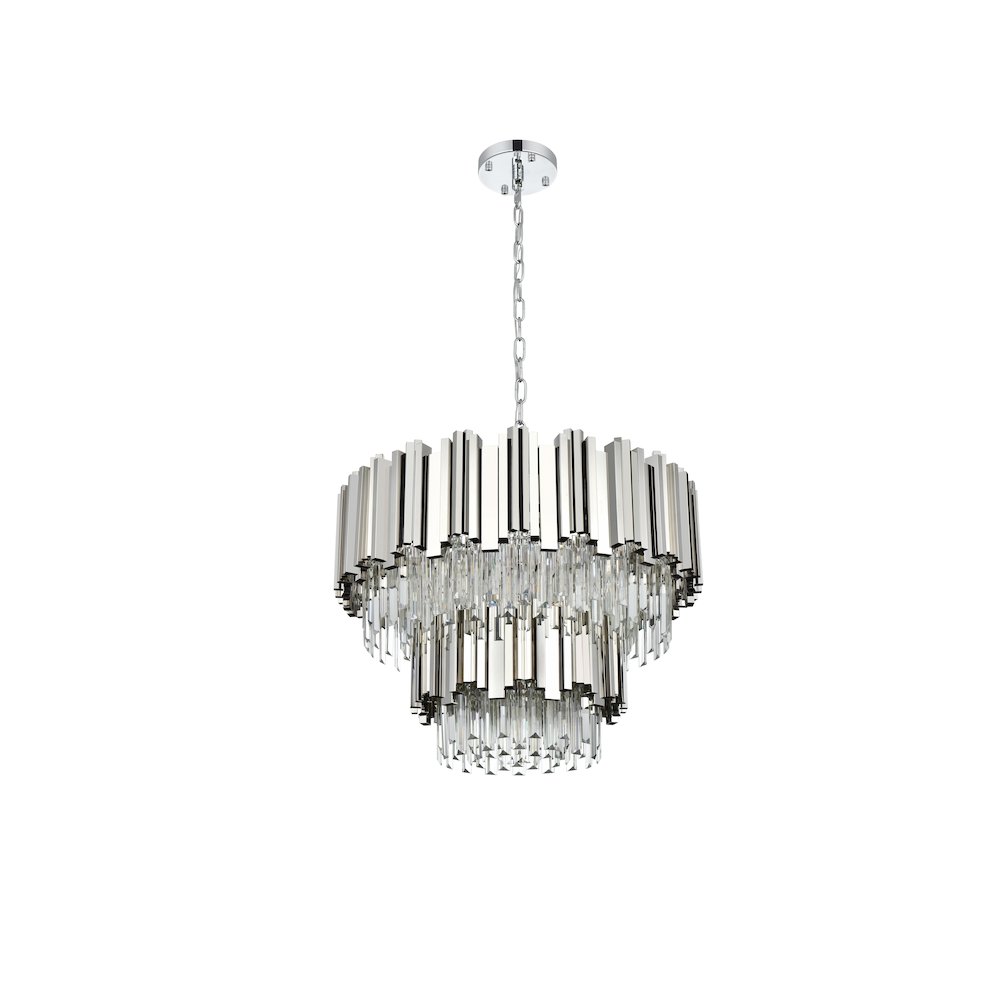 Willow 24 Inch Chandelier In Chrome