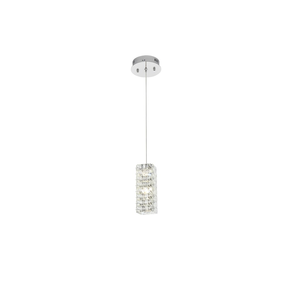 Aston 6.5 inch LED Pendant in Chrome