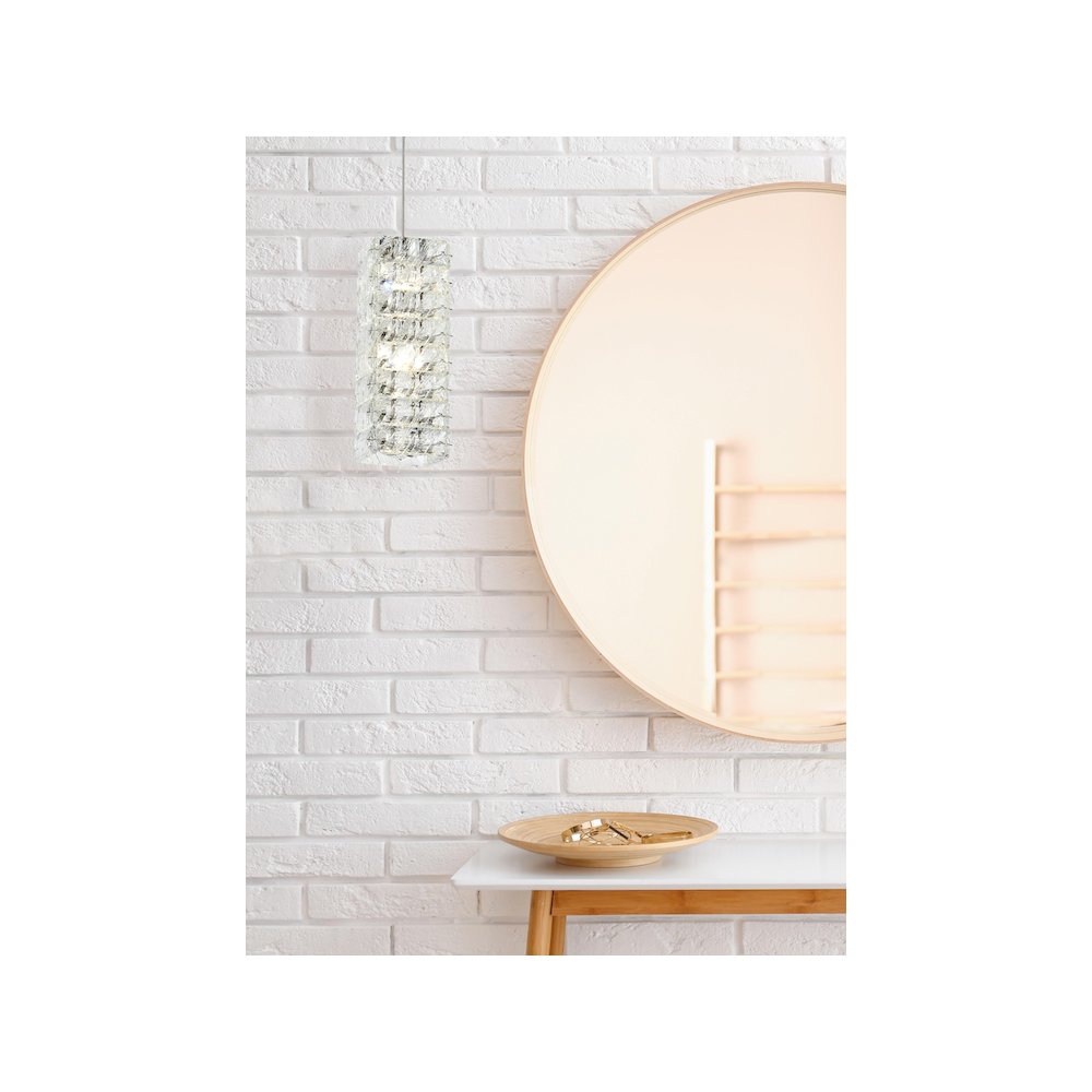 Aston 6.5 inch LED Pendant in Chrome