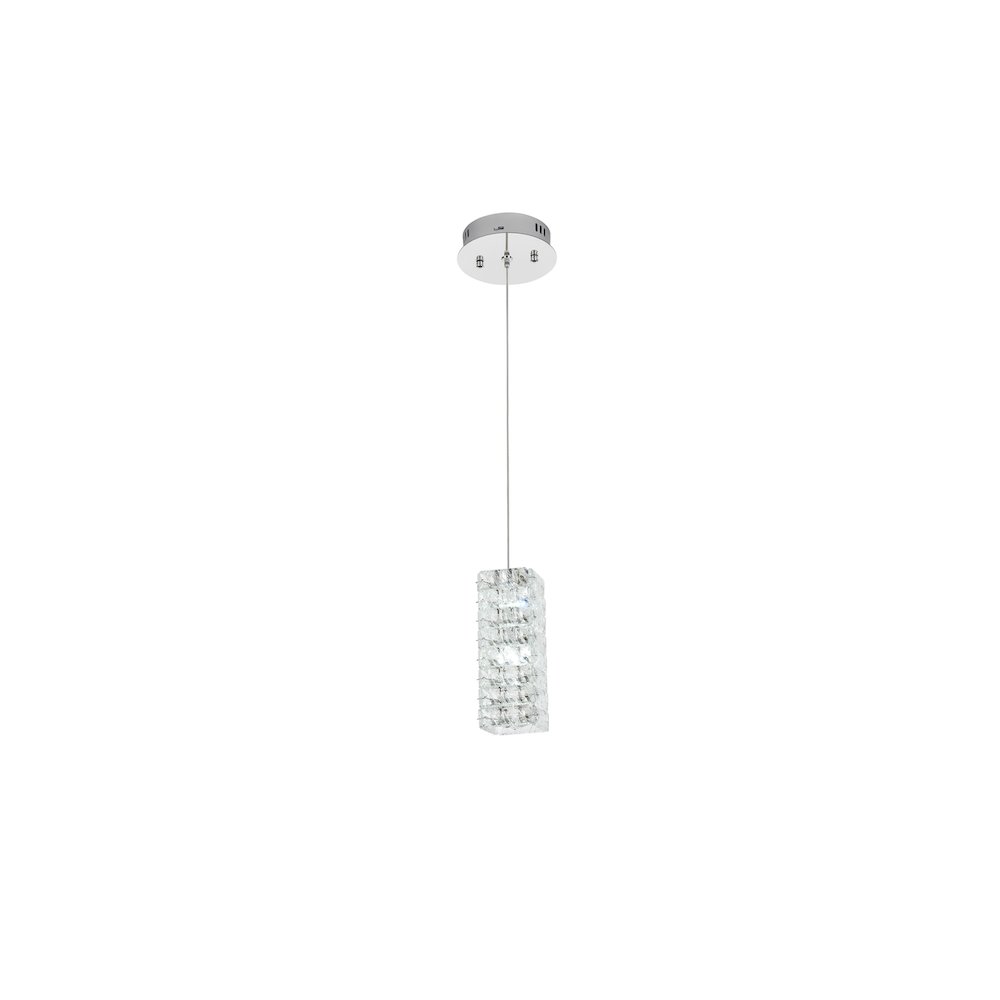Aston 6.5 inch LED Pendant in Chrome