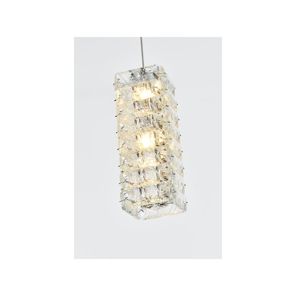 Aston 6.5 inch LED Pendant in Chrome