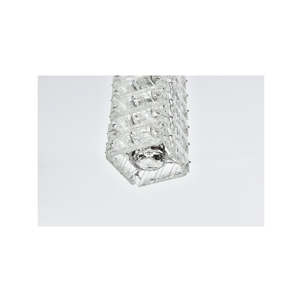 Aston 6.5 inch LED Pendant in Chrome
