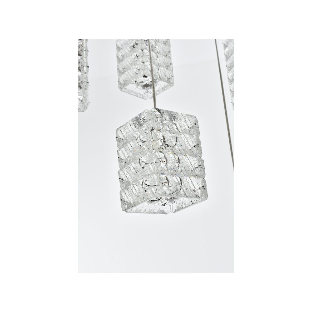 Aston 28 inch LED Pendant in Chrome