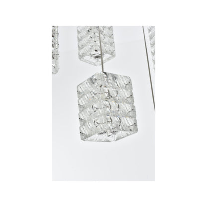 Aston 28 inch LED Pendant in Chrome