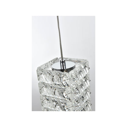 Aston 28 inch LED Pendant in Chrome