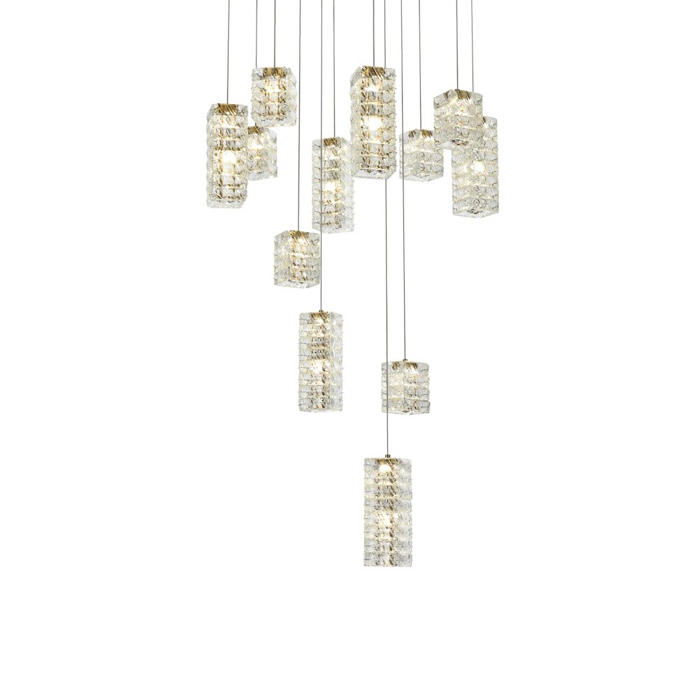 Aston 28 inch LED Pendant in Satin Gold