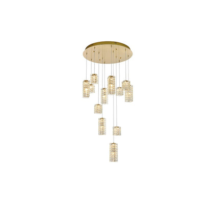 Aston 28 inch LED Pendant in Satin Gold