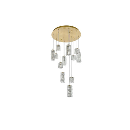 Aston 28 inch LED Pendant in Satin Gold