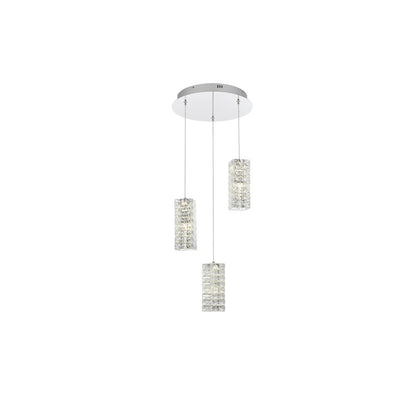 Aston 16 inch LED Pendant in Chrome
