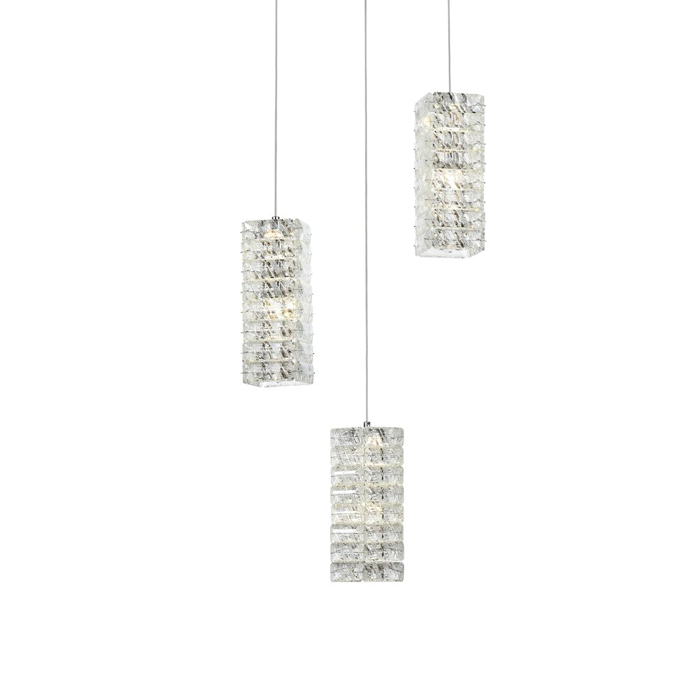 Aston 16 inch LED Pendant in Chrome
