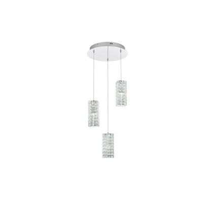 Aston 16 inch LED Pendant in Chrome