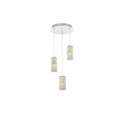 Aston 16 inch LED Pendant in Chrome