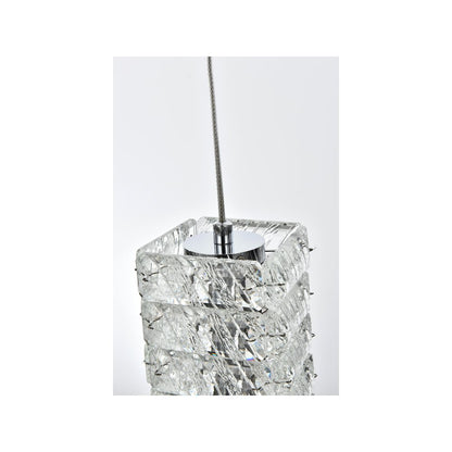Aston 16 inch LED Pendant in Chrome