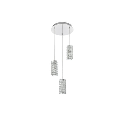 Aston 16 inch LED Pendant in Chrome