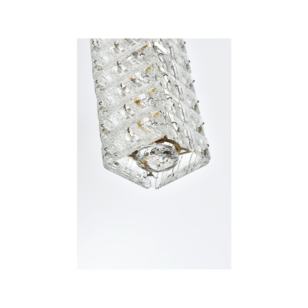 Aston 16 inch LED Pendant in Satin Gold