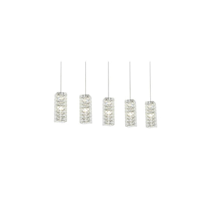 Aston 40 inch LED Pendant in Chrome