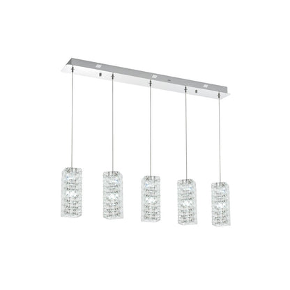 Aston 40 inch LED Pendant in Chrome