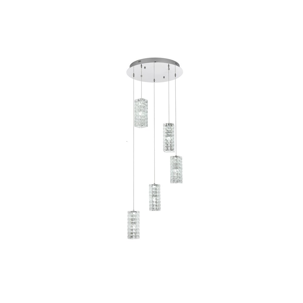 Aston 20 inch LED Pendant in Chrome