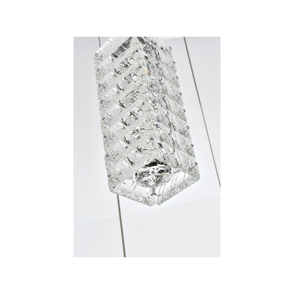 Aston 20 inch LED Pendant in Chrome