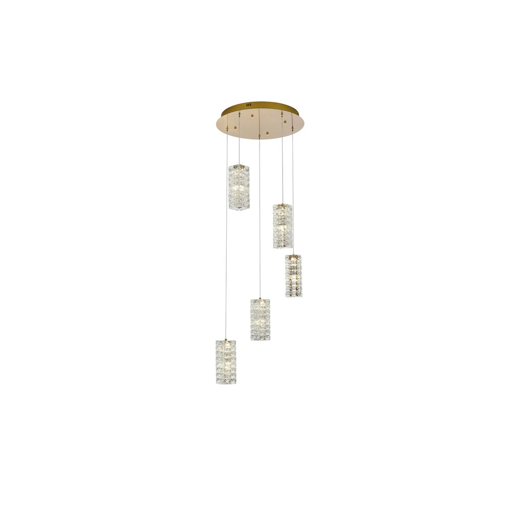 Aston 20 inch LED Pendant in Satin Gold