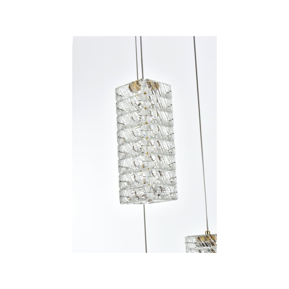 Aston 20 inch LED Pendant in Satin Gold