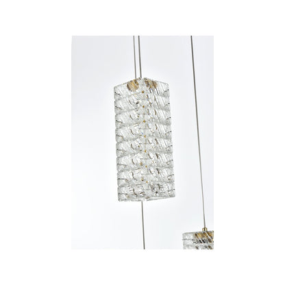 Aston 20 inch LED Pendant in Satin Gold