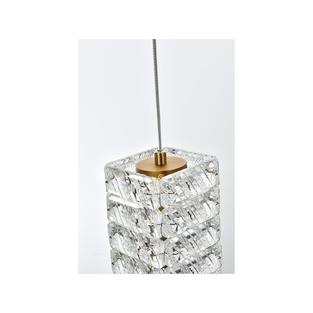 Aston 20 inch LED Pendant in Satin Gold