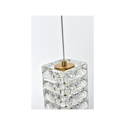 Aston 20 inch LED Pendant in Satin Gold