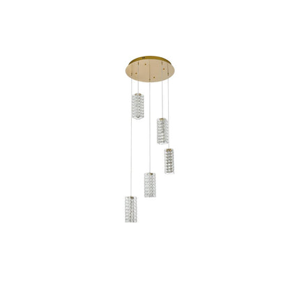 Aston 20 inch LED Pendant in Satin Gold