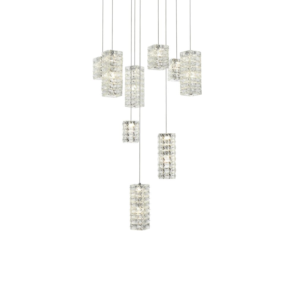 Aston 24 inch LED Pendant in Chrome