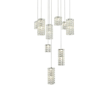 Aston 24 inch LED Pendant in Chrome